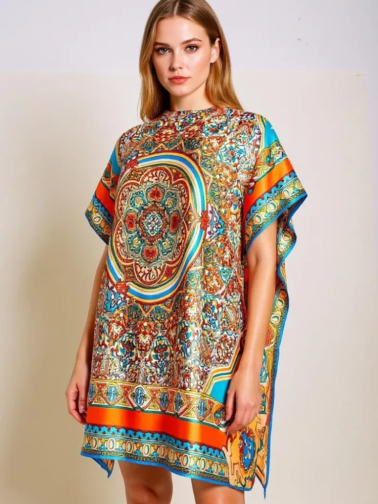 Sukienka pareo Calista – kolorowa, lekka, inspirowana śródziemnomorskim stylem