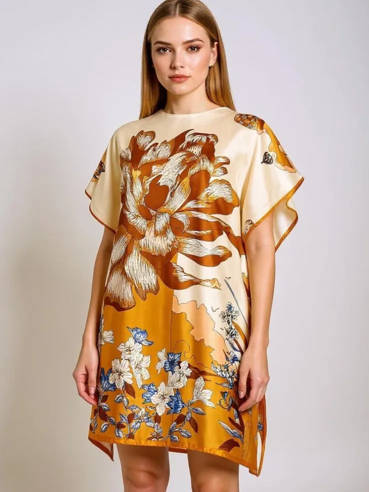 Sukienka Pareo Callista Royalfashion – Wielokolorowa Elegancja na Lato