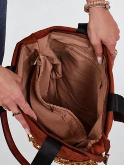 Torebka damska shopper eko +zamszowa Azure Veil