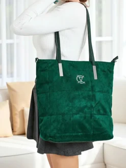 Torebka damska shopper eko zamszowa Caryenne