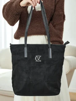 Torebka damska shopper eko zamszowa Caryenne