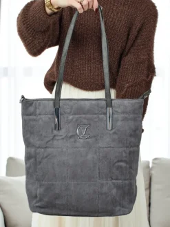 Torebka damska shopper eko zamszowa Caryenne