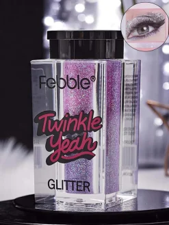 Twinkle Yeah Fioletowy brokat do twarzy i ciała