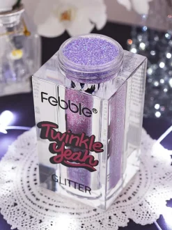 Twinkle Yeah Fioletowy brokat do twarzy i ciała