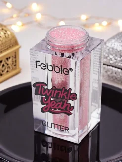 Twinkle Yeah Jasnoróżowy brokat do twarzy i ciała