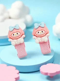 Urocze spinki do włosów dziecięce ze zwierzątkiem