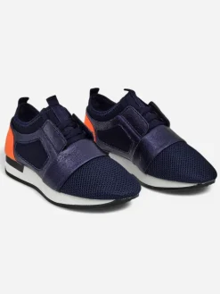 Vittoria Granatowe Obuwie Damskie z Ekologicznej Skóry