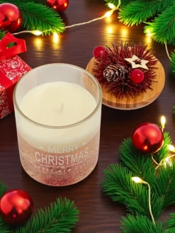 Świąteczna świeca zapachowa Merry Christmas Happy New Year