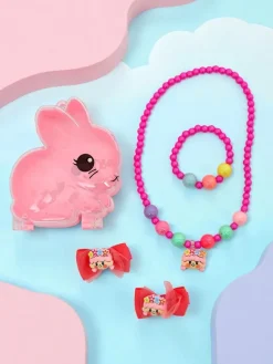 Zestaw biżuterii dla dzieci Bambina Allegra Fuschia