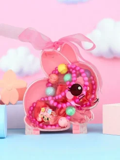 Zestaw biżuterii dla dzieci Bambina Allegra Fuschia