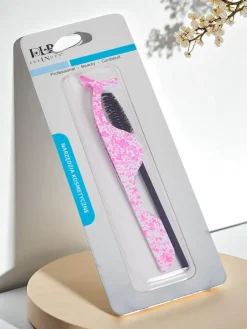 Zestaw do stylizacji rzęs- pęseta do sztucznych rzęs i szczoteczka